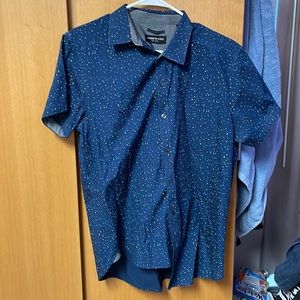 Men’s Kenneth Cole Polka Dot Button Down